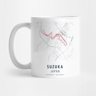 suzuka simple map Mug